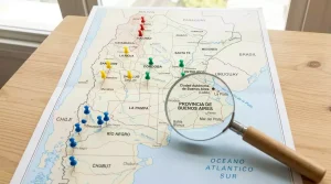 Mapa de regulación provincial de apuestas online en Argentina